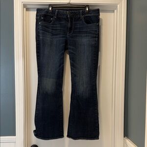American Eagle Outfitters Dark Wash Flare Jeans